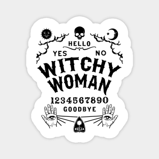 Witchy Woman Wiccan Ouija Board Magnet