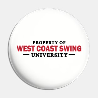 Property of WCS University Pin