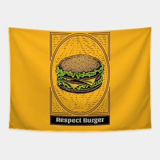 Respect Burger Tapestry