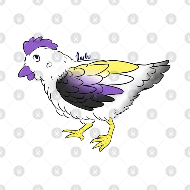 Nonbinary Chicken Pride - 2019 by Qur0w