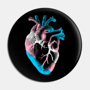 Trans Heart Pin