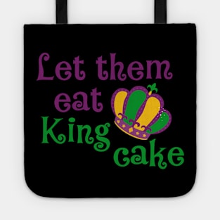 Let Them Eat King Cake - Mardi Gras Tote