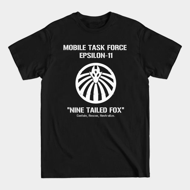 Disover Mobile Task Force Nine Tailed Fox - Scp - T-Shirt