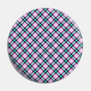 Pink and Blue Plaid Background Pin
