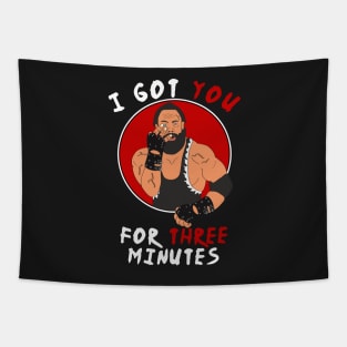 I got you for three minutes wrestler cage match Tapestry