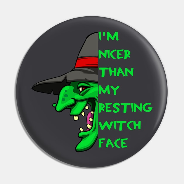 Nicer than my resting witch face Pin by Mandz11