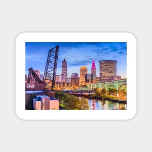 Cleveland Skyline Magnet