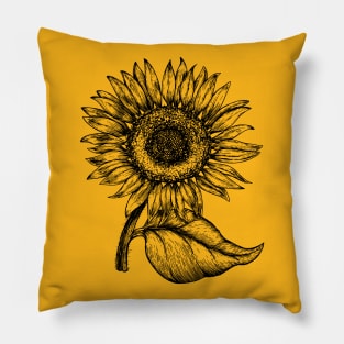 Sunflower Spring Summer Flowers Floral Pillow