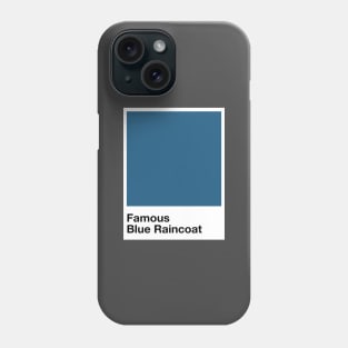 Pantone Famous Blue Raincoat Phone Case