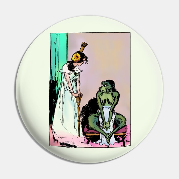 Ozma and the Green Monkey Pin by MandyE