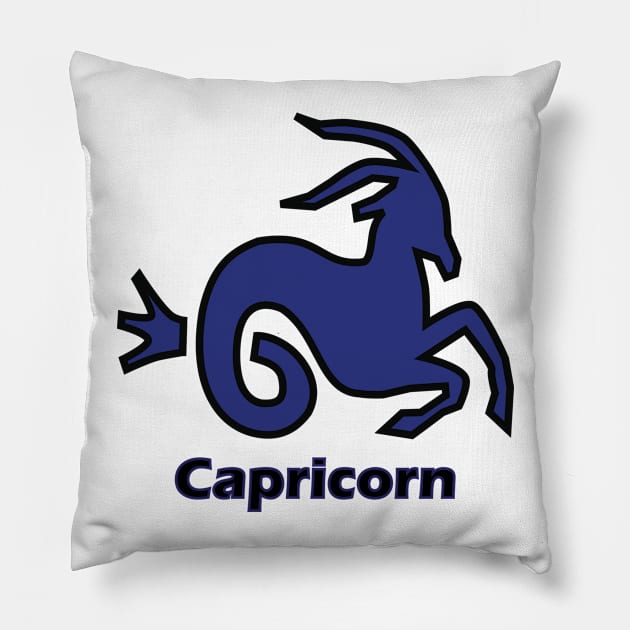 Capricorn Pillow by GetHy