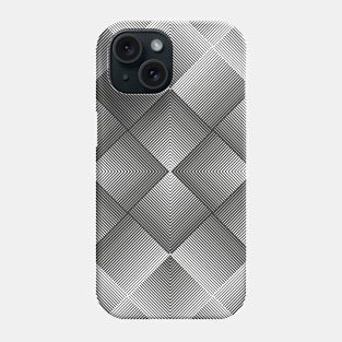 Monochrome abstract pattern Phone Case