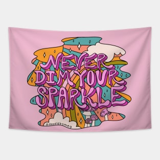 Never Dim Your Sparkle Tapestry
