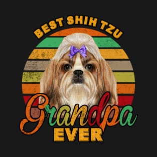 Best Shih Tzu Grandpa Ever T-Shirt