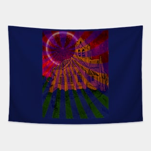 The Church at Auvers by Van Gogh (Remix by SABRE) Tapestry