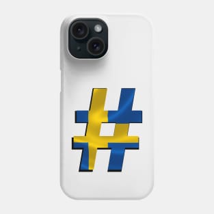 Hashtag Flag - Sweden Phone Case