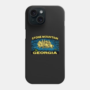 Stone Mountain Georgia Monument Memorial Phone Case