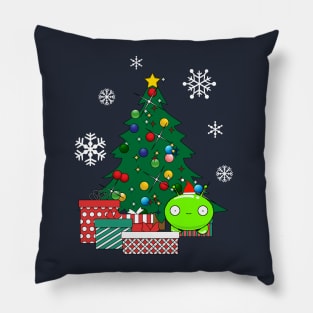 Mooncake Around The Christmas Tree Final Space Pillow