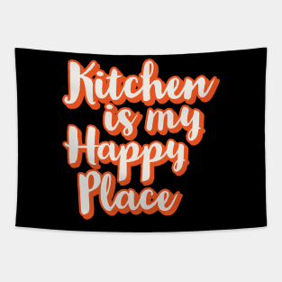 Kitchen is my happy place Tapestry