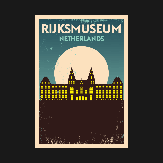 Amsterdam Poster Design by kursatunsal