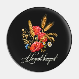 Harvest bouquet-Spring wildflowers-Poppies Spring flower-Camomile Spring flower-Spring Cornflower-Wheat and Oats plants Pin