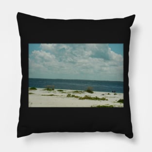 Gulf coast beach photo Pillow