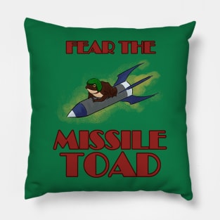 Missile Toad (Red) Pillow