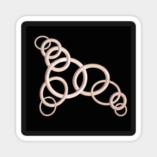 Rose gold chain Magnet