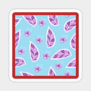 beautiful summer leaf pattern Magnet