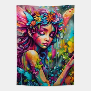 VIBRANT VISIONS (FAIRY) Tapestry