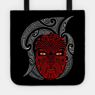 Maori face tattoo Tote