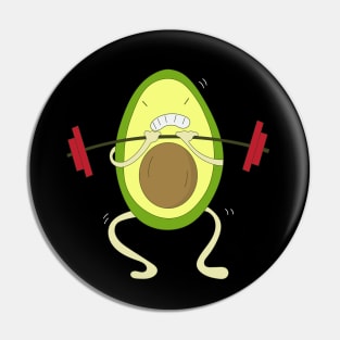 Fitness Avocado Pin
