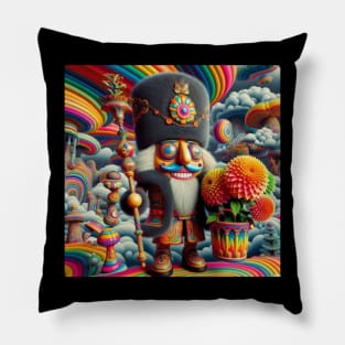 Trippy Nutcracker Pillow