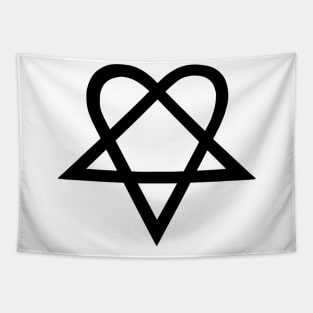 Heartagram HIM Bam Margera Tapestry