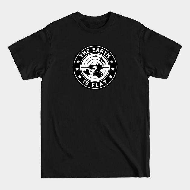 Disover Flat Earth Circle Logo 2 - Flat Earth - T-Shirt