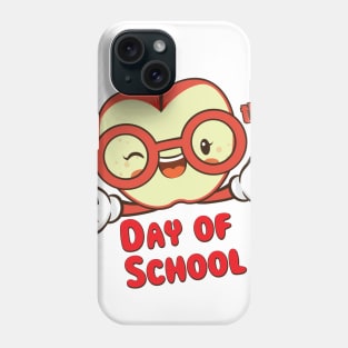 Cute Apple 100th Day Of School Funny Gifts Phone Case