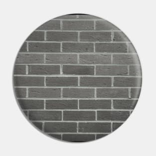 Brick Wall Black and White Photo Pin