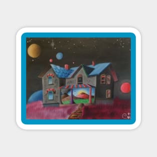 Dreamlike House Magnet