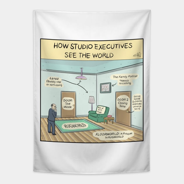 Executives World Tapestry by ellisjrosen