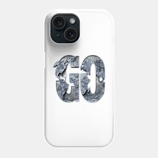 "Go" To the Nations - Textured Nation Image Phone Case