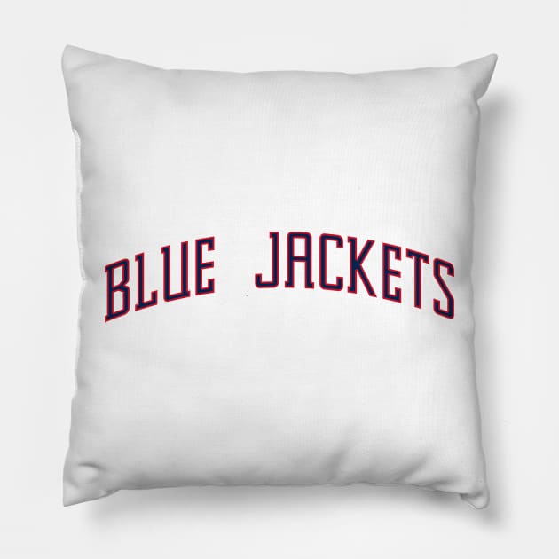 Blue Jackets Pillow by teakatir