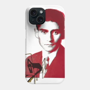 Franz Kafka Collage Portrait Phone Case