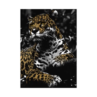 Tigre Gold Animal vector T-Shirt