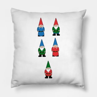 a bunch of gnomes Pillow