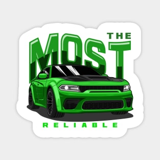 Dodge Charger SRT Hellcat USA Magnet