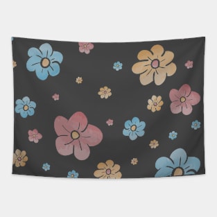 watercolor petal seamless pattern Tapestry