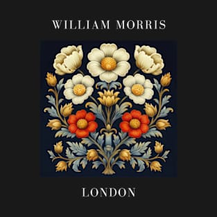 William Morris "Vintage Bloomscape Fantasy" T-Shirt