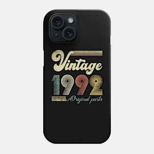 Vintage 1992 32nd Birthday Gift Men Women 32 Years Old Phone Case