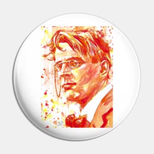 W. B. YEATS - watercolor portrait .1 Pin