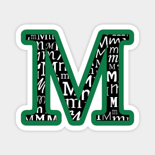 M Filled - Typography Magnet